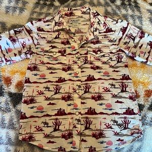Girls Ariat button up western shirt